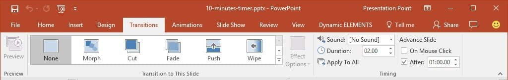 How To Use A Timer In PowerPoint PresentationPoint