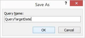 save as query