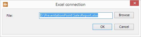add a connection to an excel file
