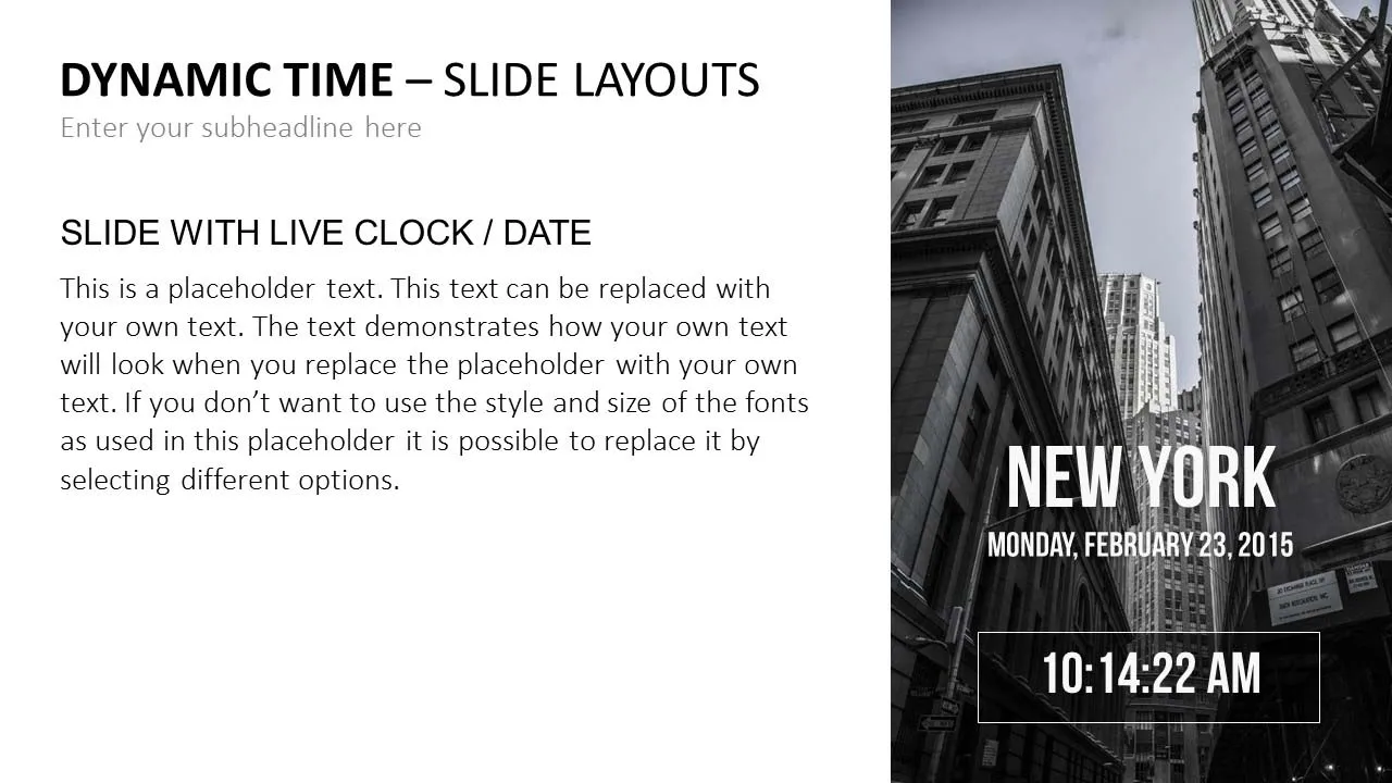 How To Display a Live Clock in PowerPoint? 8