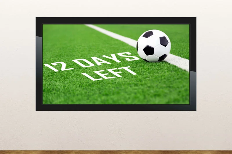 Free PowerPoint template about soccer games