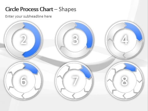 Business report with data driven dynamic chart on a powerpoint slide