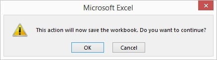 save workbook after changes