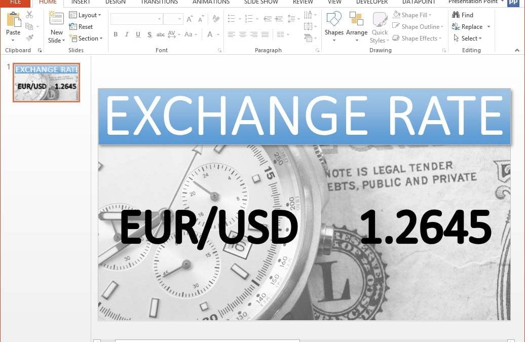 Now You Can Display Live Currency Exchange Rates on a Screen