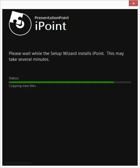 ipoint components are being installed