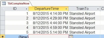 time restricted complex now raw data