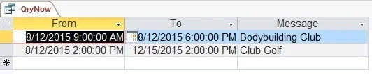 time restricted now filtered data