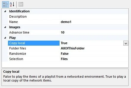 copy file locally for playback