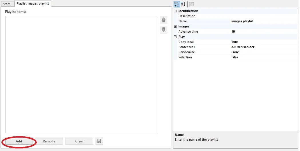 add files to playlist