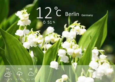 real-time weather information in PowerPoint
