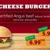 Premium PowerPoint Template for hamburger and take-away restaurants - cheese burger