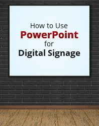 How to Use PowerPoint for Digital Signage Course