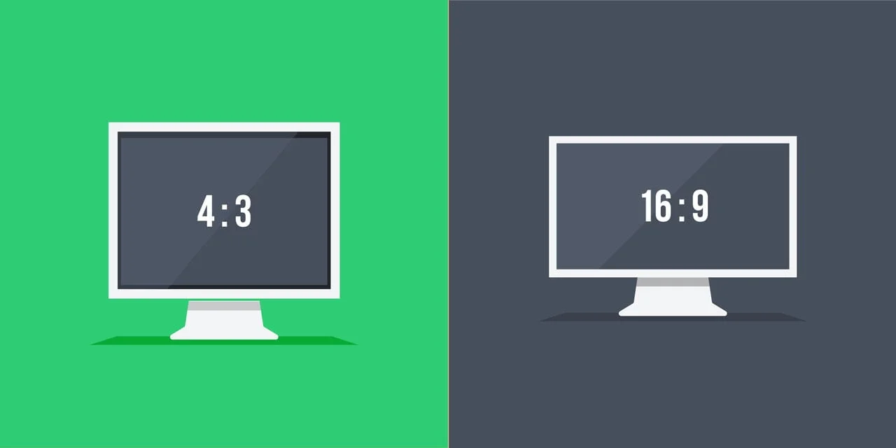 presentation design on different monitors