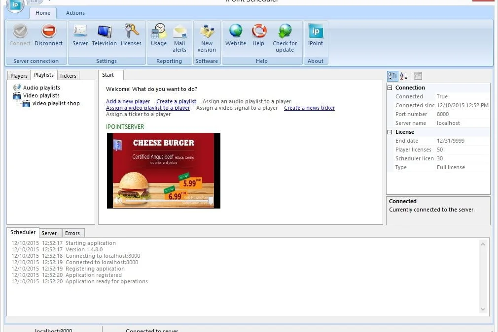 Create Digital Signage Playlists with Videos