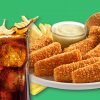 Multiscreen Premium PowerPoint template for multiscreen menu boards in restaurants - hamburgers