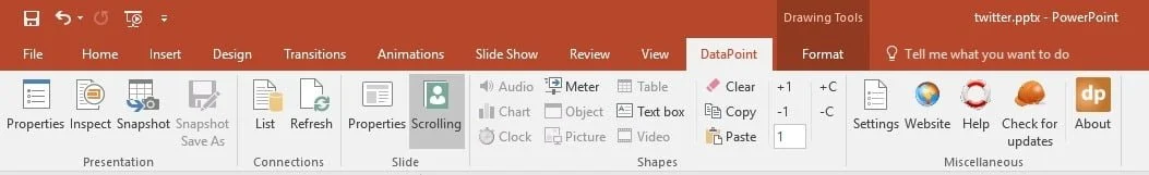 show multiple tweets on one slide