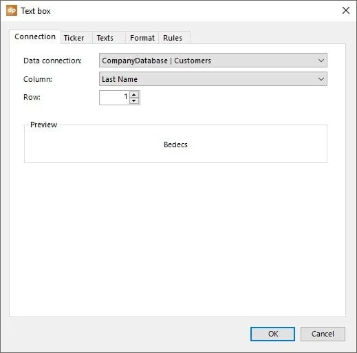 choose linking options