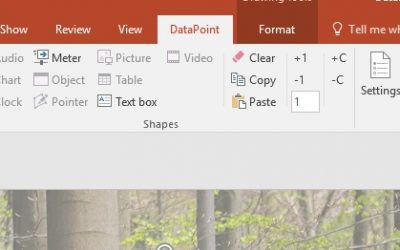 Using DataPoint Shortcuts to Make Faster Dynamic Presentations