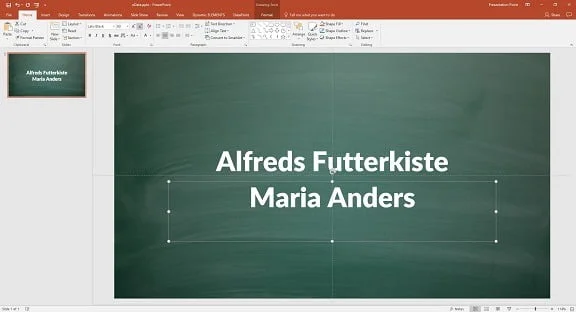 Display real-time Data in PowerPoint