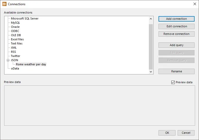 add weather query to connection