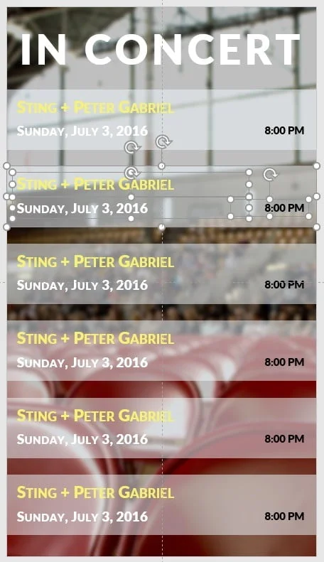 repeat concert info