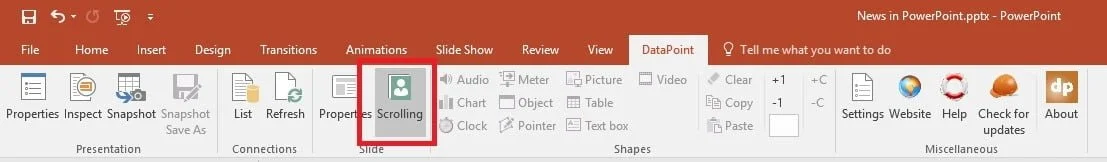 show multiple rss articles on slide