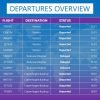 Premium PowerPoint template for Airports - Departures overview