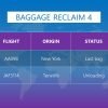 Premium PowerPoint template for Airports - Baggage reclaim info