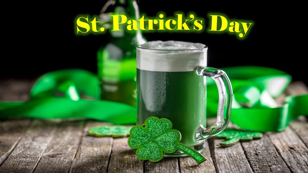 St Patricks Day PowerPoint Templates - green beer