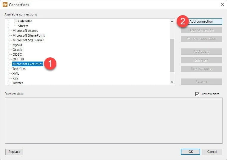 use network share add file connection