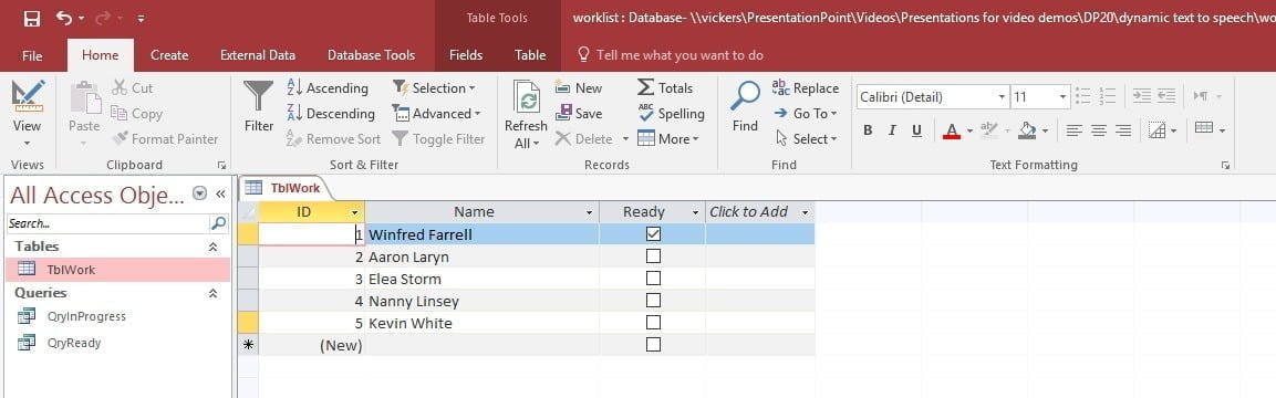 PowerPoint Text To Speech Using DataPoint PresentationPoint