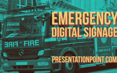 Emergency Digital Signage From Existing Networks