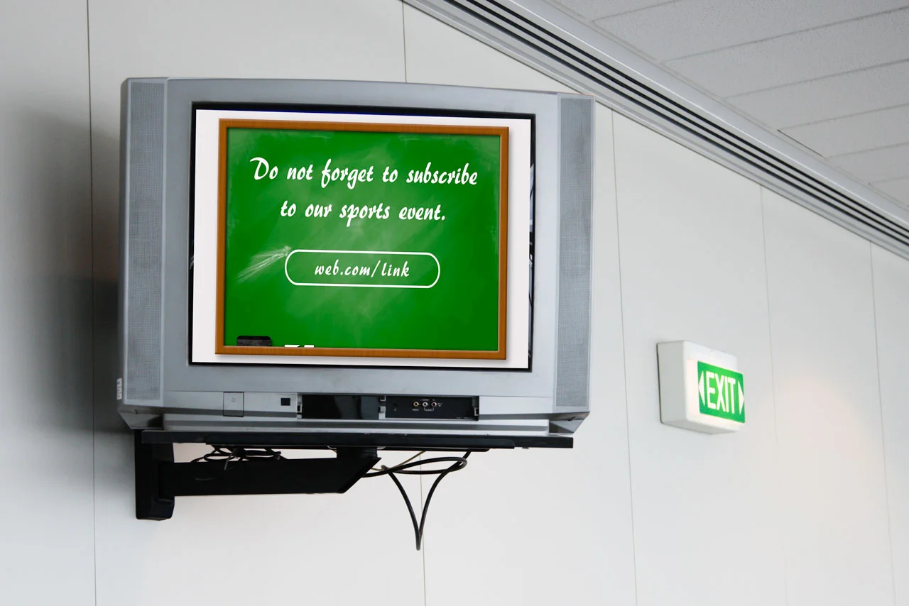 Digital Signage for Schools and Universities: school events screen