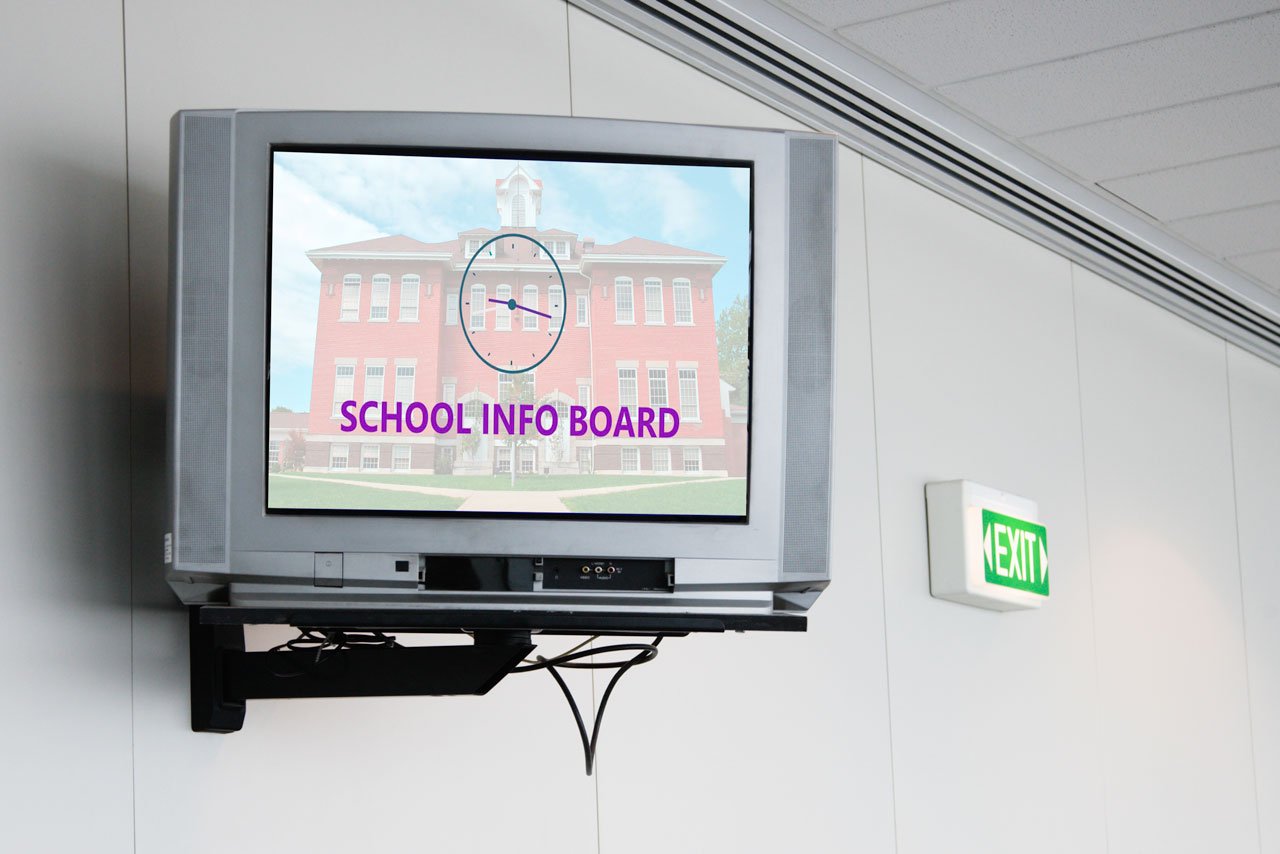 Digital Signage for Schools and Universities: school information board