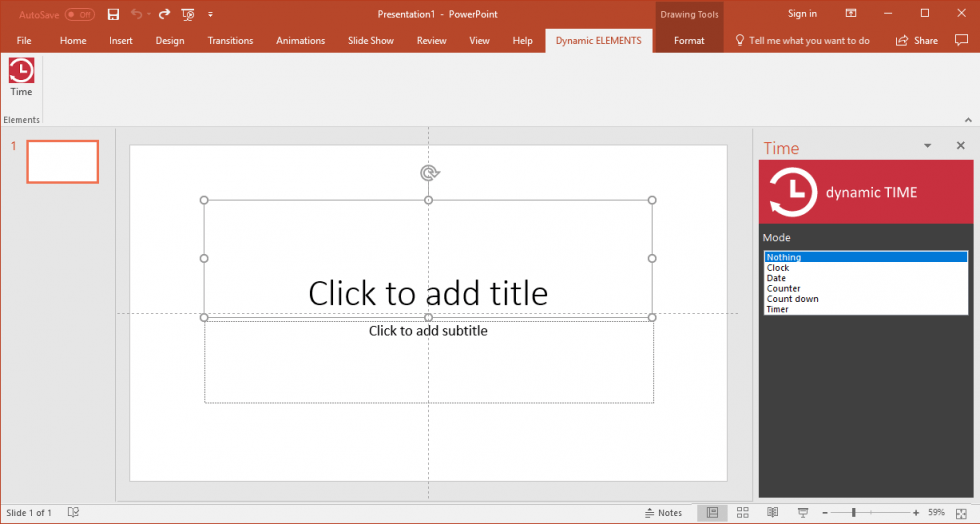 free real time clock for powerpoint