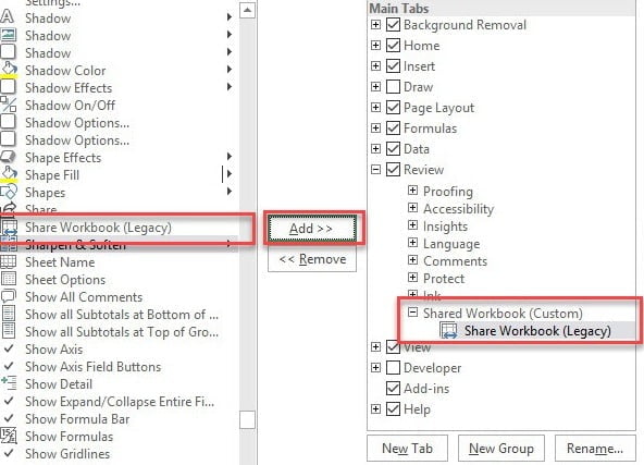 How to Work With Multiple Users on an Excel 2016 Datasheet?