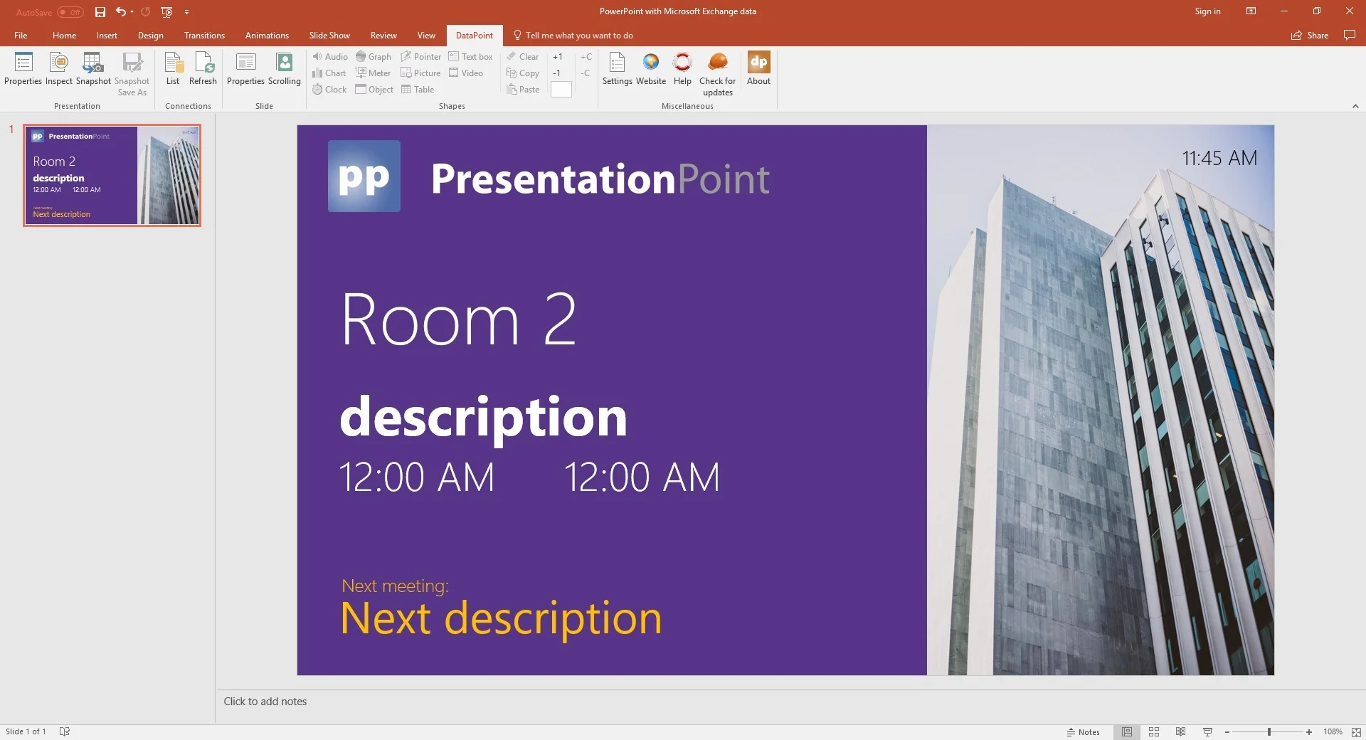 meeting room booking system