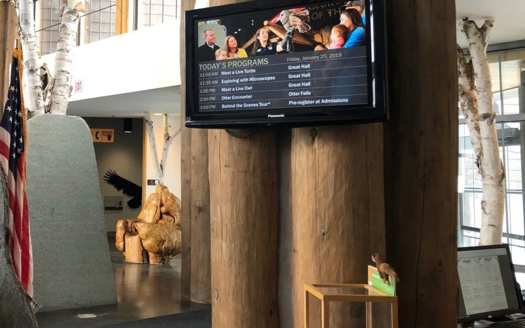 Museum Digital Signage: The Wild Center