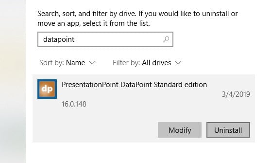 FAQ: How do I Remove DataPoint From my PowerPoint Application?