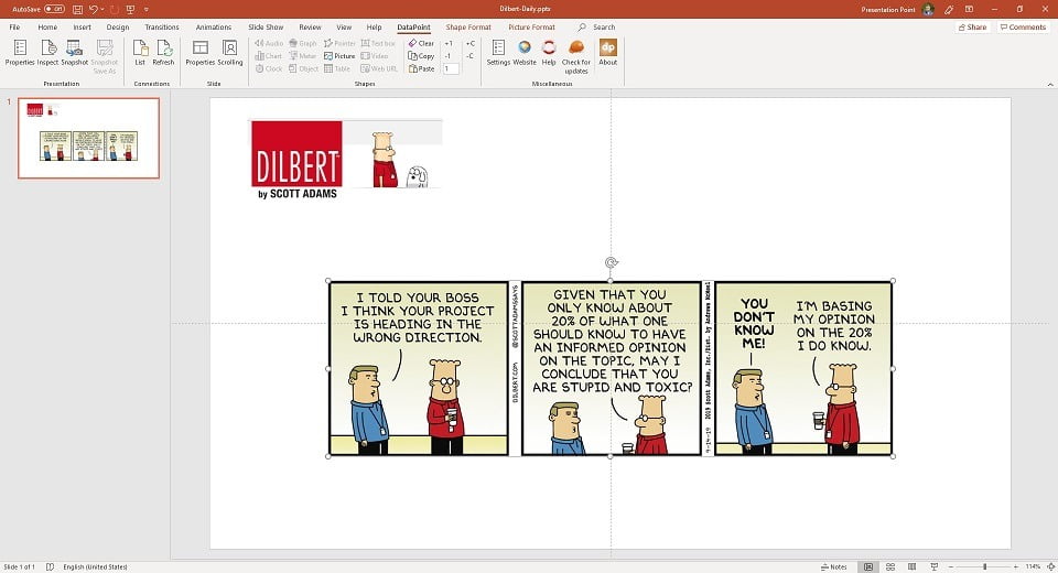 Add a Daily Cartoon to your Office Communication Screen