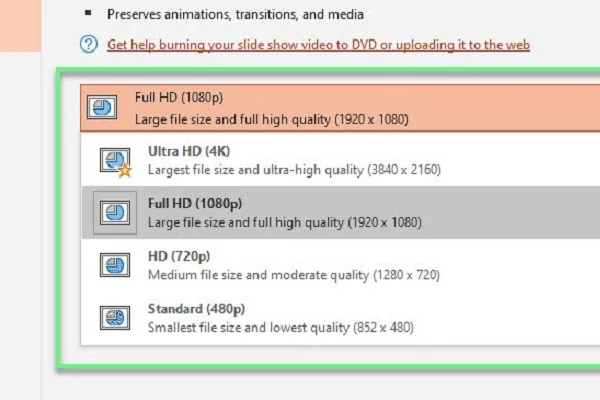 How to Export Presentation to Video