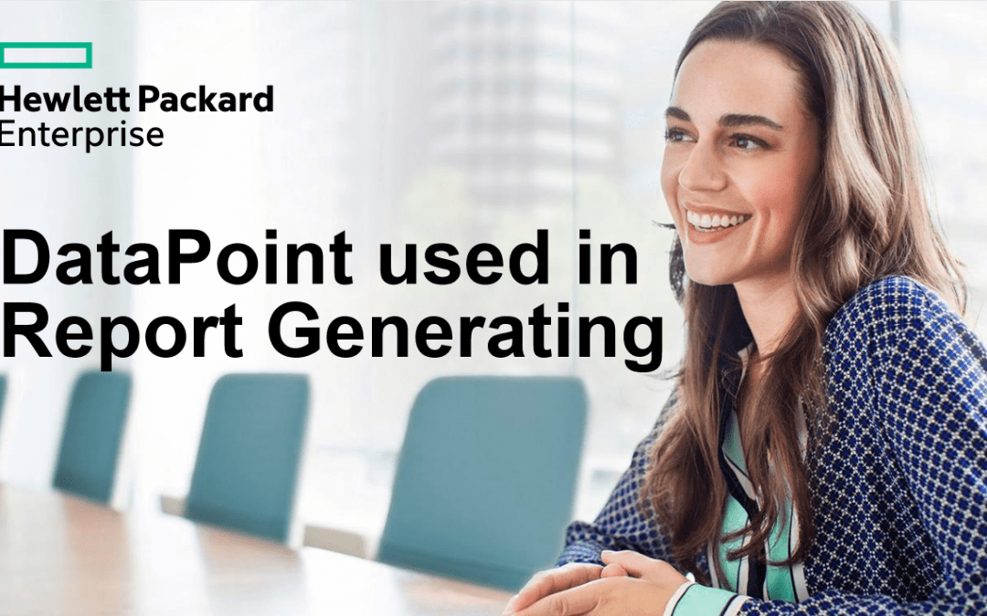 Report Generating Using PowerPoint Case Study – HPE
