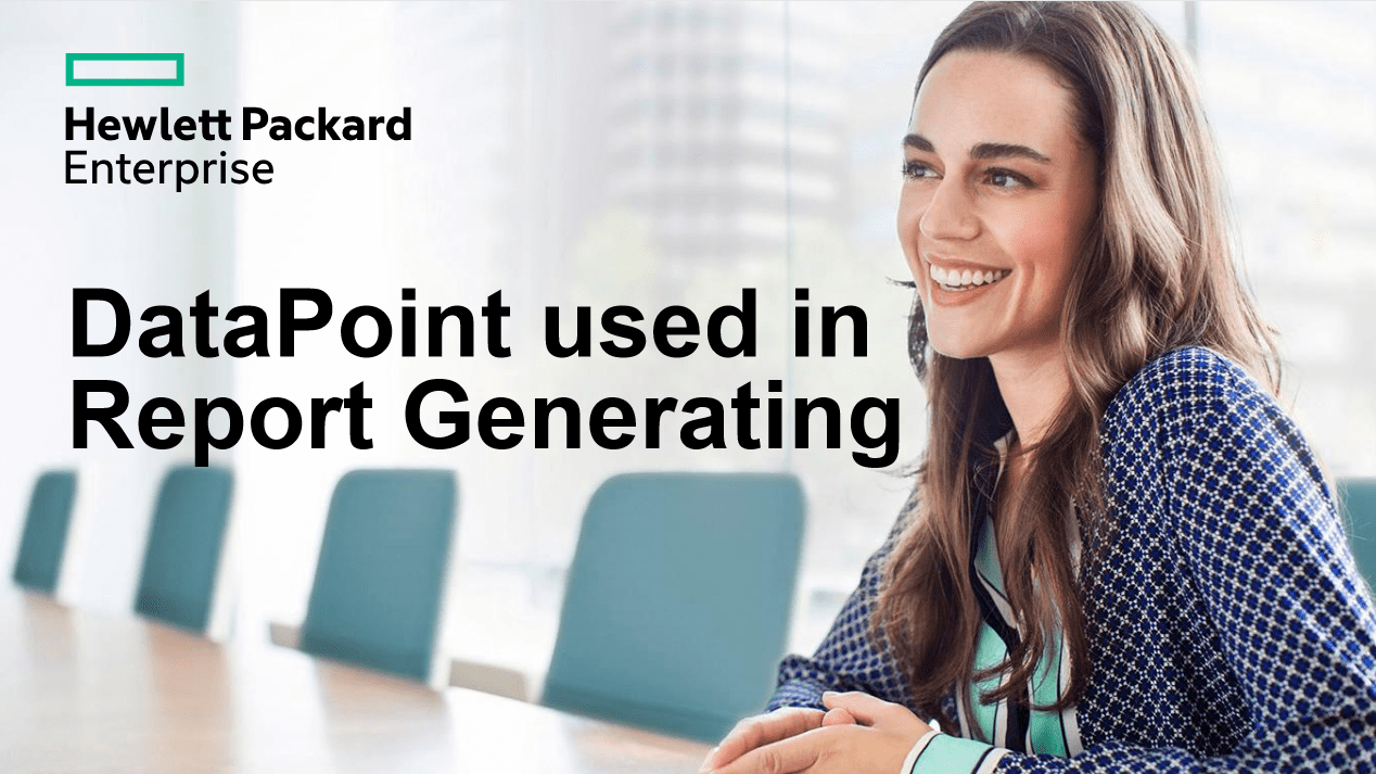 report generating case study - Hewett Packard Enterprise
