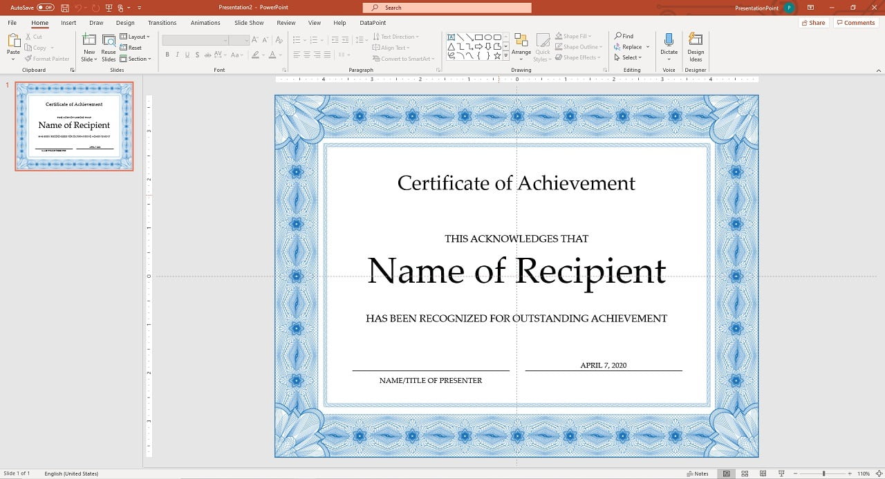 automating powerpoint using excel