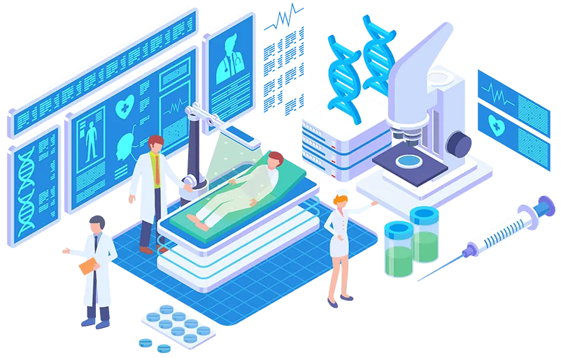 hospital screens and signage