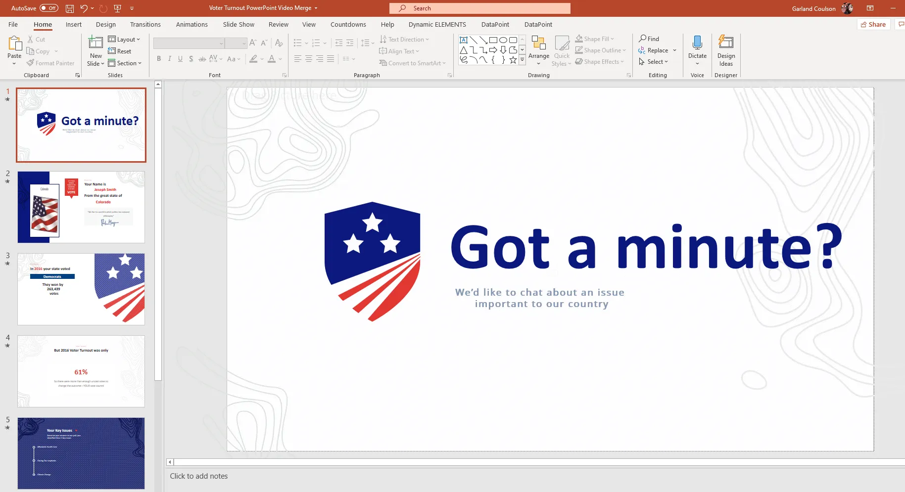 voter turnout presentation screenshot