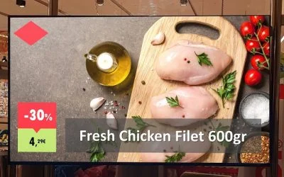 Grocery Store Advertising Screens: Presentation Makeover
