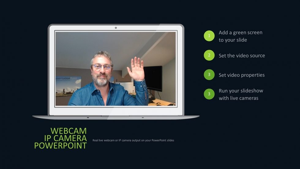 powerpoint presentation webcam