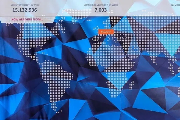 One World Observatory Visitor Information Screen