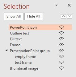 The PowerPoint Selection Pane